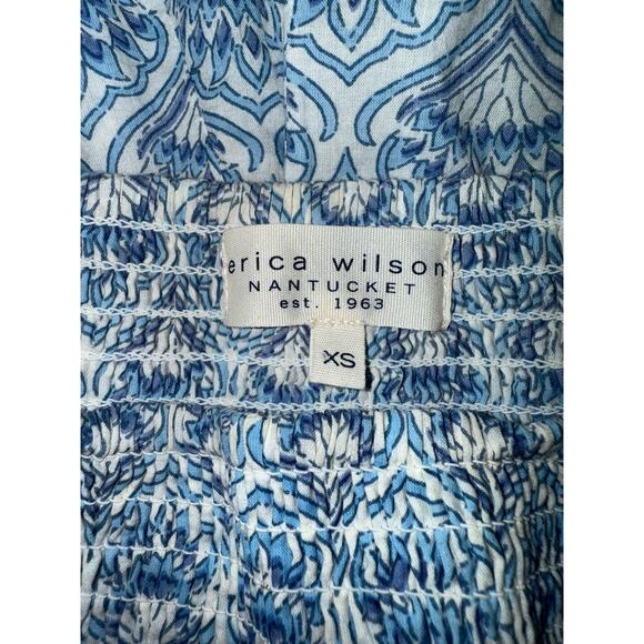 Erica Wilson Nantucket Fan Flare Prairie Boho Maiden Cottagecore Babydoll Sz XS - Picture 5 of 16